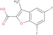 5,7-Difluoro-3-methyl-1-benzofuran-2-carboxylic acid