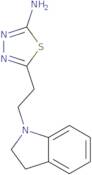 5-[2-(2,3-Dihydro-1H-indol-1-yl)ethyl]-1,3,4-thiadiazol-2-amine