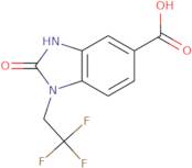 2-Oxo-1-(2,2,2-trifluoroethyl)-2,3-dihydro-1H-1,3-benzodiazole-5-carboxylic acid