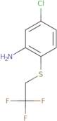 5-Chloro-2-[(2,2,2-trifluoroethyl)sulfanyl]aniline