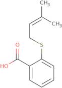 2-[(3-Methylbut-2-en-1-yl)sulfanyl]benzoic acid