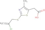 2-{2-[(2-Chloroprop-2-en-1-yl)sulfanyl]-4-methyl-1,3-thiazol-5-yl}acetic acid