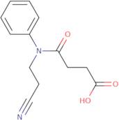 3-[(2-Cyanoethyl)(phenyl)carbamoyl]propanoic acid