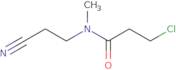 3-Chloro-N-(2-cyanoethyl)-N-methylpropanamide