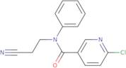 6-Chloro-N-(2-cyanoethyl)-N-phenylpyridine-3-carboxamide