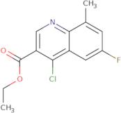 Ethyl 4-chloro-6-fluoro-8-methylquinoline-3-carboxylate