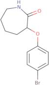 3-(4-Bromophenoxy)azepan-2-one