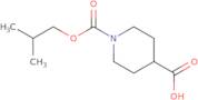 1-[(2-Methylpropoxy)carbonyl]piperidine-4-carboxylic acid