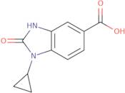 1-Cyclopropyl-2-oxo-2,3-dihydro-1H-1,3-benzodiazole-5-carboxylic acid