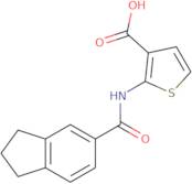 2-(2,3-Dihydro-1H-indene-5-amido)thiophene-3-carboxylic acid