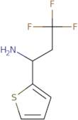 3,3,3-Trifluoro-1-(thiophen-2-yl)propan-1-amine