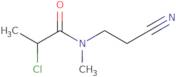 2-Chloro-N-(2-cyanoethyl)-N-methylpropanamide