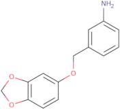 3-[(1,3-Dioxaindan-5-yloxy)methyl]aniline