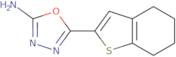 5-(4,5,6,7-Tetrahydro-1-benzothiophen-2-yl)-1,3,4-oxadiazol-2-amine