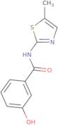 3-Hydroxy-N-(5-methyl-1,3-thiazol-2-yl)benzamide