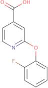 2-(2-Fluorophenoxy)pyridine-4-carboxylic acid