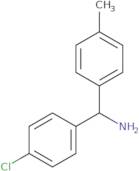 (4-Chlorophenyl)(4-methylphenyl)methanamine