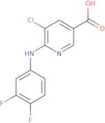 5-Chloro-6-[(3,4-difluorophenyl)amino]pyridine-3-carboxylic acid