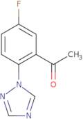 1-[5-Fluoro-2-(1,2,4-triazol-1-yl)phenyl]ethanone