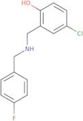 4-Chloro-2-{[(4-fluorobenzyl)amino]methyl}phenol