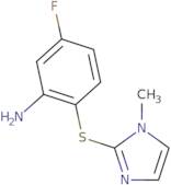 5-Fluoro-2-[(1-methyl-1H-imidazol-2-yl)sulfanyl]aniline