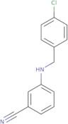 3-{[(4-Chlorophenyl)methyl]amino}benzonitrile