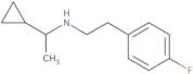 (1-Cyclopropylethyl)[2-(4-fluorophenyl)ethyl]amine