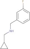 (Cyclopropylmethyl)[(3-fluorophenyl)methyl]amine