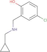 4-Chloro-2-{[(cyclopropylmethyl)amino]methyl}phenol