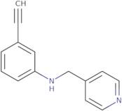 3-Ethynyl-N-[(pyridin-4-yl)methyl]aniline