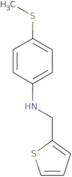 4-(Methylsulfanyl)-N-(thiophen-2-ylmethyl)aniline