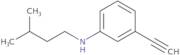 3-Ethynyl-N-(3-methylbutyl)aniline