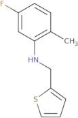 5-Fluoro-2-methyl-N-(thiophen-2-ylmethyl)aniline