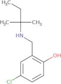 4-Chloro-2-{[(2-methylbutan-2-yl)amino]methyl}phenol