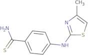 4-[(4-Methyl-1,3-thiazol-2-yl)amino]benzene-1-carbothioamide