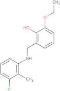 2-{[(3-Chloro-2-methylphenyl)amino]methyl}-6-ethoxyphenol