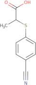 2-[(4-Cyanophenyl)sulfanyl]propanoic acid