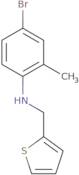 4-Bromo-2-methyl-N-(thiophen-2-ylmethyl)aniline