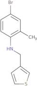 4-Bromo-2-methyl-N-(thiophen-3-ylmethyl)aniline