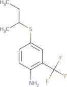 4-(Butan-2-ylsulfanyl)-2-(trifluoromethyl)aniline