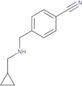 4-{[(Cyclopropylmethyl)amino]methyl}benzonitrile