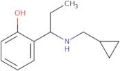 2-{1-[(Cyclopropylmethyl)amino]propyl}phenol