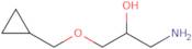 1-Amino-3-(cyclopropylmethoxy)propan-2-ol