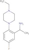 1-[2-(4-Ethylpiperazin-1-yl)-5-fluorophenyl]ethan-1-amine