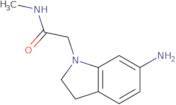 2-(6-Amino-2,3-dihydro-1H-indol-1-yl)-N-methylacetamide