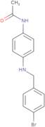 N-(4-{[(4-Bromophenyl)methyl]amino}phenyl)acetamide