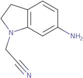 2-(6-Amino-2,3-dihydro-1H-indol-1-yl)acetonitrile