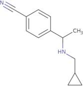 4-(1-((Cyclopropylmethyl)amino)ethyl)benzonitrile