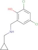 2,4-Dichloro-6-{[(cyclopropylmethyl)amino]methyl}phenol