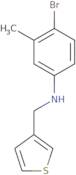 4-Bromo-3-methyl-N-(thiophen-3-ylmethyl)aniline